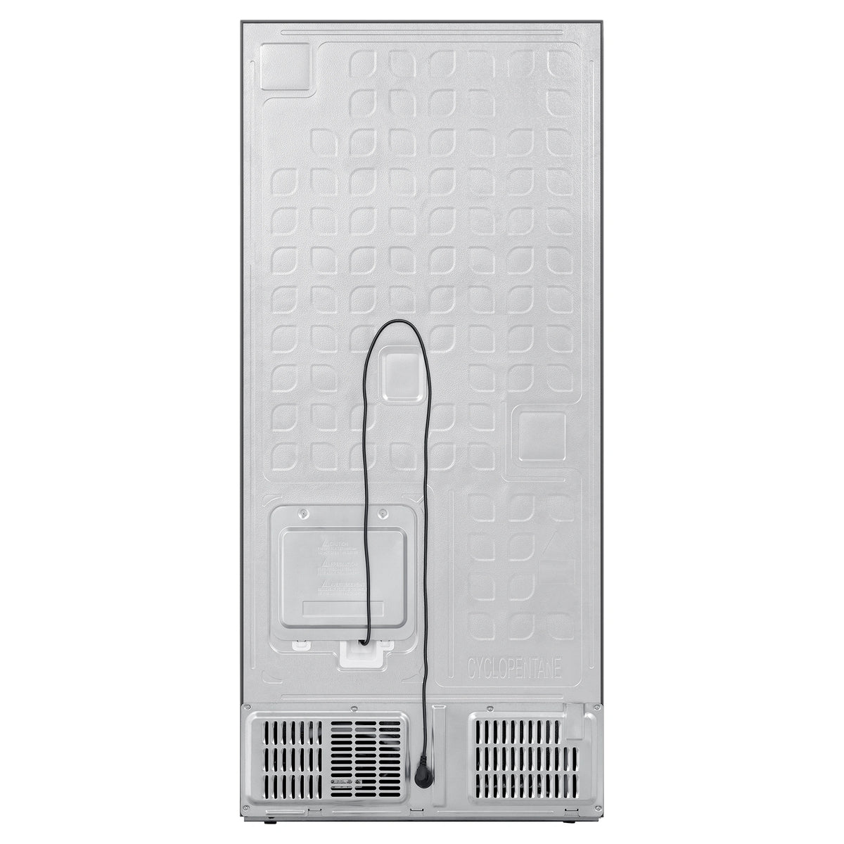 Hisense 483L PureFlat Slim French Door White HRCD483G, Back Side View