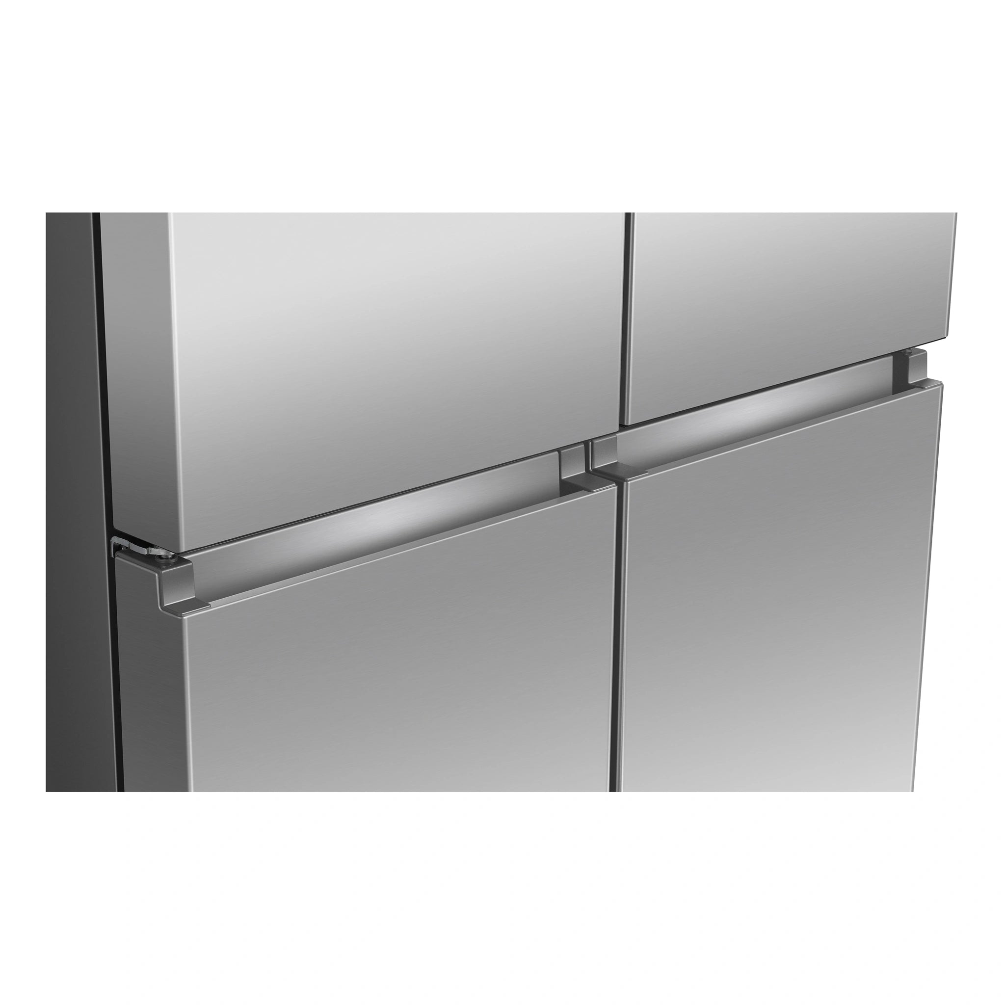 Hisense 483L PureFlat Slim French Door - True Steel HRCD483TS, Close-Up View