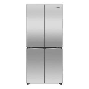 Hisense 483L PureFlat Slim French Door - True Steel HRCD483TS, Front View
