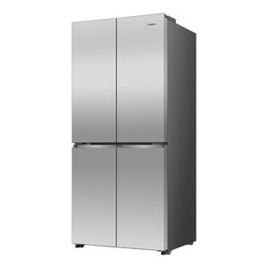 Hisense 483L PureFlat Slim French Door - True Steel HRCD483TS, Right Side View