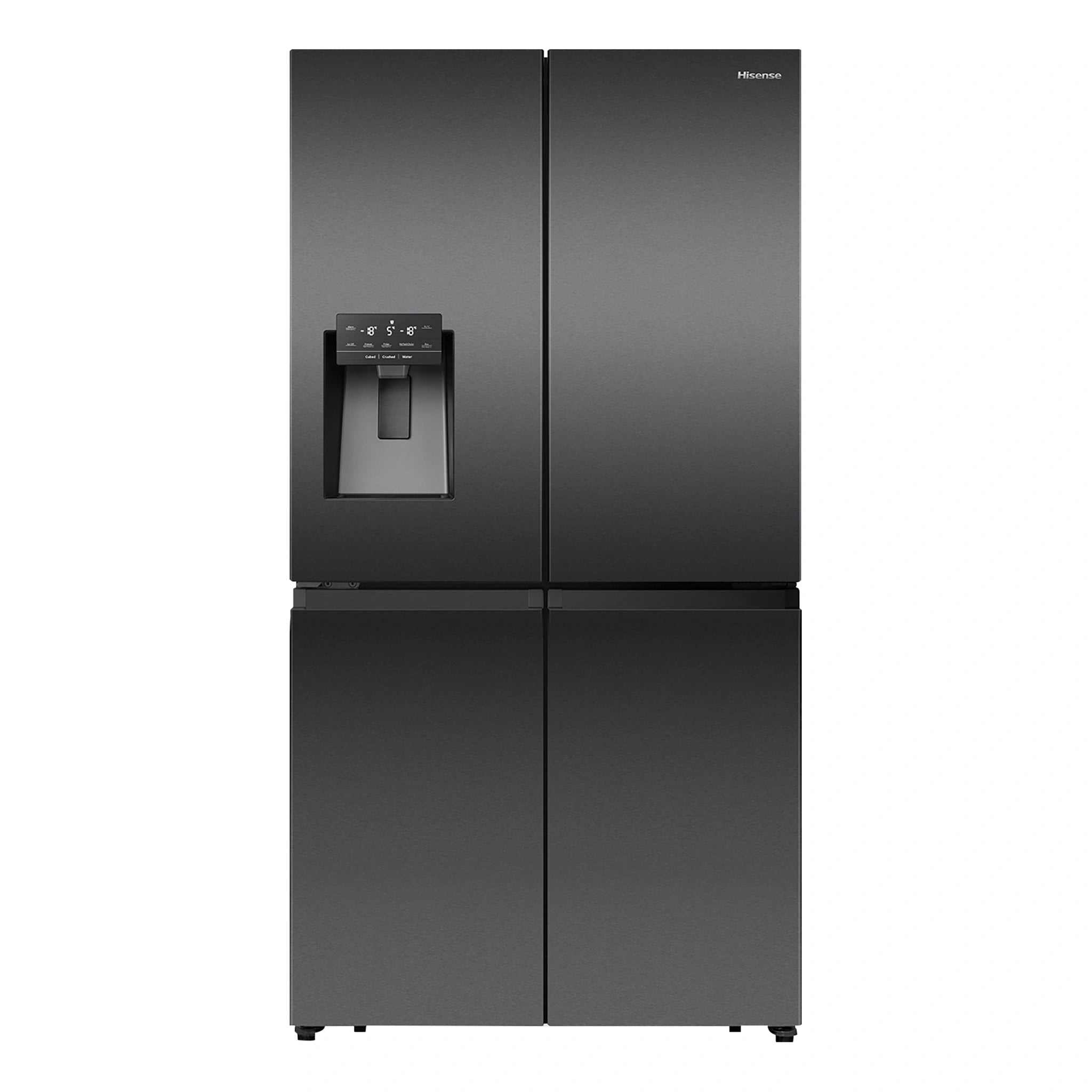 Hisense 585L PureFlat - Eclipse Dark Steel HRCD586TBWB, Front View