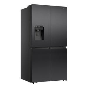 Hisense 585L PureFlat - Eclipse Dark Steel HRCD586TBWB, Left Side View