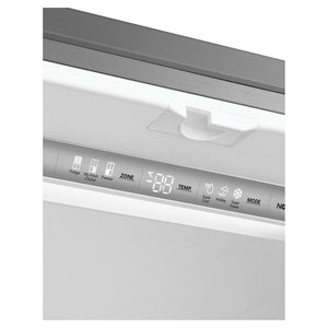Hisense 609L French Door Fridge - Stainless Steel HRCD610TS, Control Panel View
