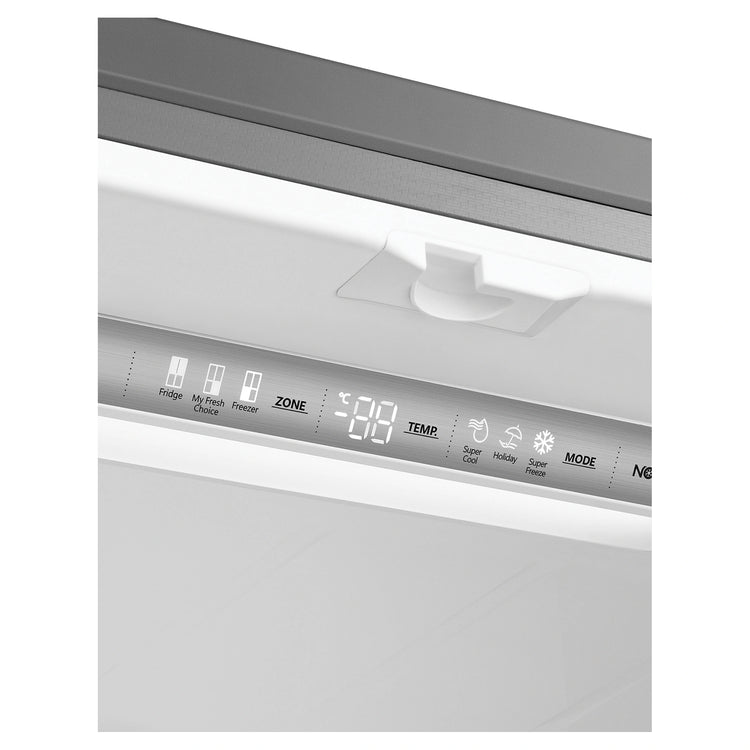 Hisense 609L French Door Fridge - Stainless Steel HRCD610TS, Control Panel View