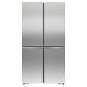 Hisense 609L French Door Fridge - Stainless Steel HRCD610TS, Front View