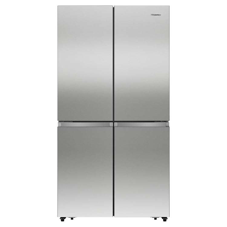 Hisense 609L French Door Fridge - Stainless Steel HRCD610TS, Front View