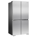 Hisense 609L French Door Fridge - Stainless Steel HRCD610TS, Left Side View