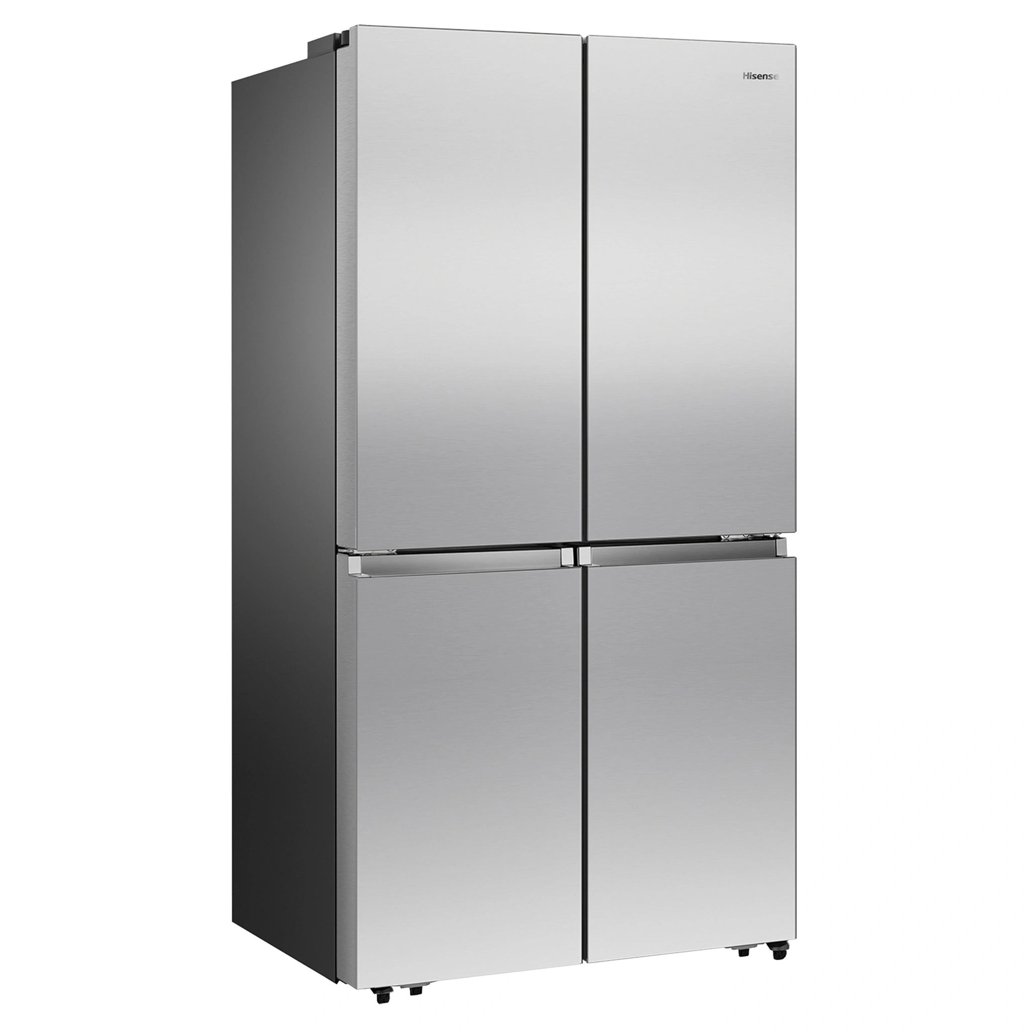 Hisense 609L French Door Fridge - Stainless Steel HRCD610TS, Left Side View