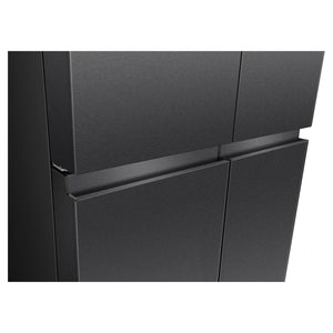 Hisense 647L PureFlex French Door Refrigerator - Dark Stainless Steel HRCD640TB, Door Close-Up  View
