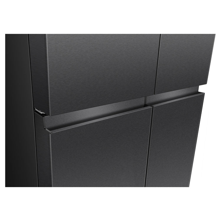 Hisense 647L PureFlex French Door Refrigerator - Dark Stainless Steel HRCD640TB, Door Close-Up  View