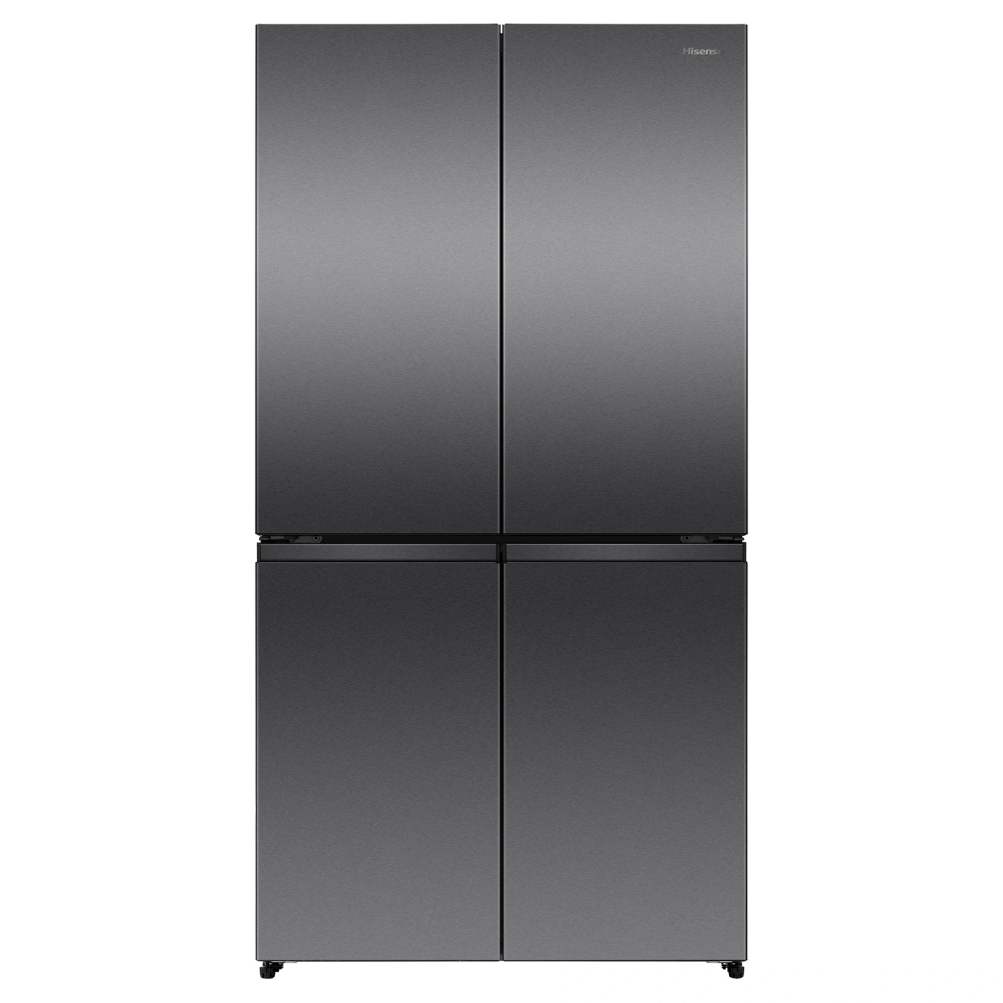 Hisense 647L PureFlex French Door Refrigerator - Dark Stainless Steel HRCD640TB, Front View