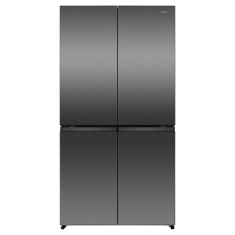 Hisense 647L PureFlex French Door Refrigerator - Dark Stainless Steel HRCD640TB, Front View