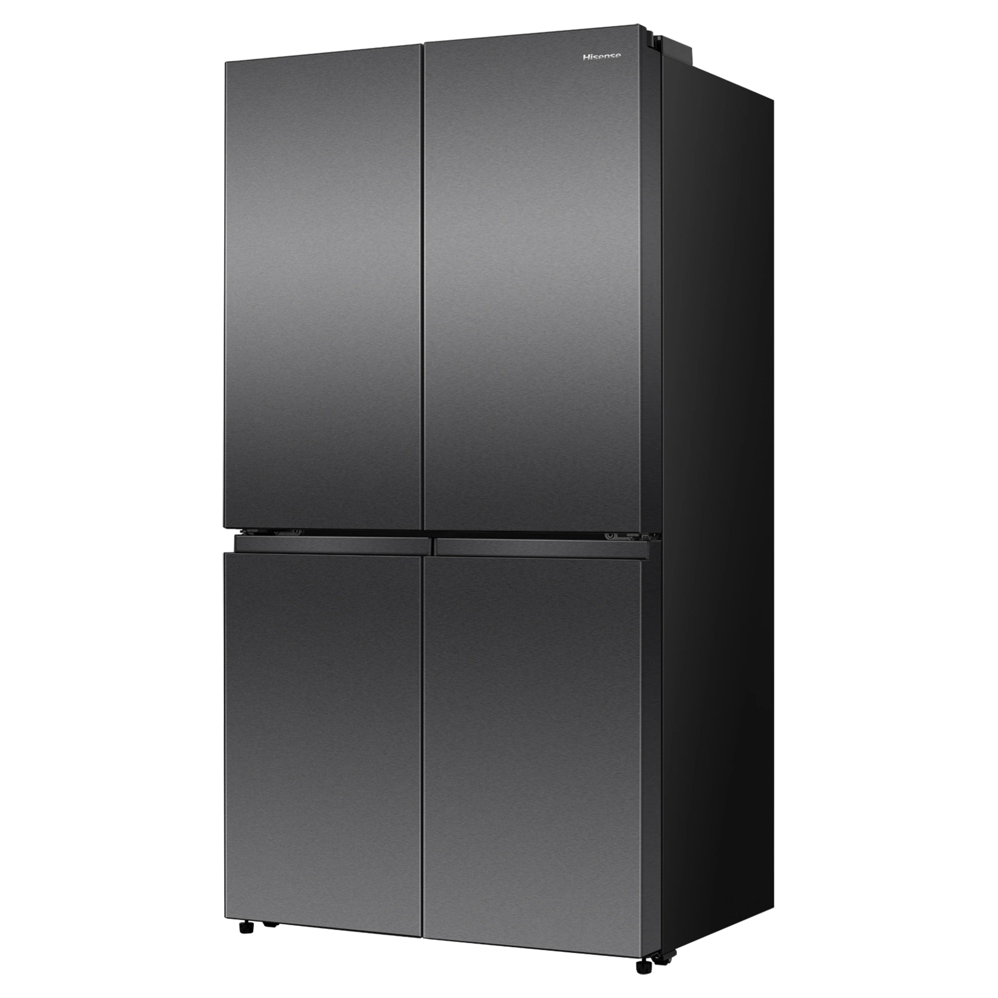 Hisense 647L PureFlex French Door Refrigerator - Dark Stainless Steel HRCD640TB, Left Side View