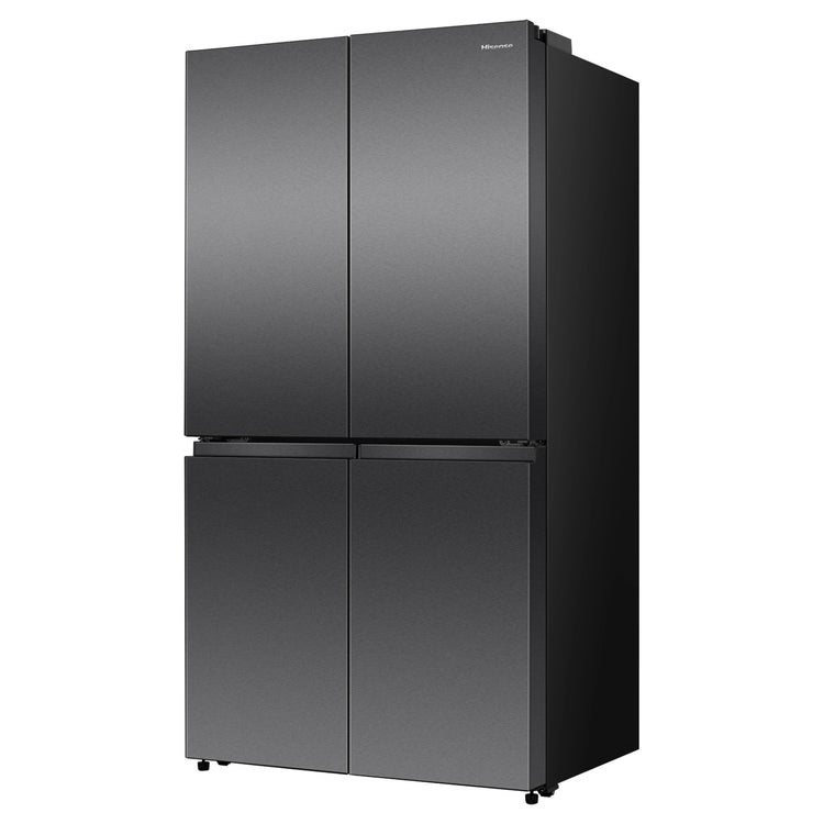 Hisense 647L PureFlex French Door Refrigerator - Dark Stainless Steel HRCD640TB, Left Side View