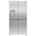 Hisense 640L Stainless Steel PureFlex French Door Fridge with Ice & Water Dispenser HRCD640TSW, Front View