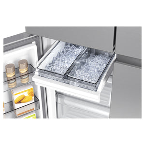 Hisense 640L Stainless Steel PureFlex French Door Fridge with Ice & Water Dispenser HRCD640TSW, Ice Drawers View