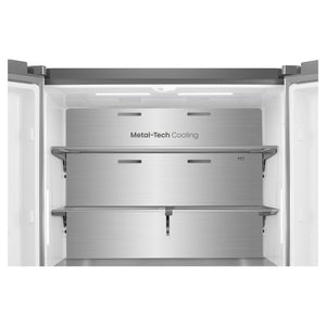 Hisense 640L Stainless Steel PureFlex French Door Fridge with Ice & Water Dispenser HRCD640TSW, Metal Tech Cooling