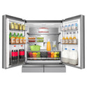 Hisense HRCD640TSW 640L Stainless Steel PureFlex French Door Fridge with Ice & Water Dispenser