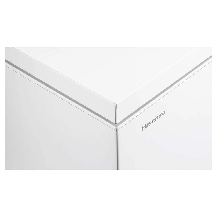 Hisense 200L White Hybrid Chest Freezer HRCF201, Angle View
