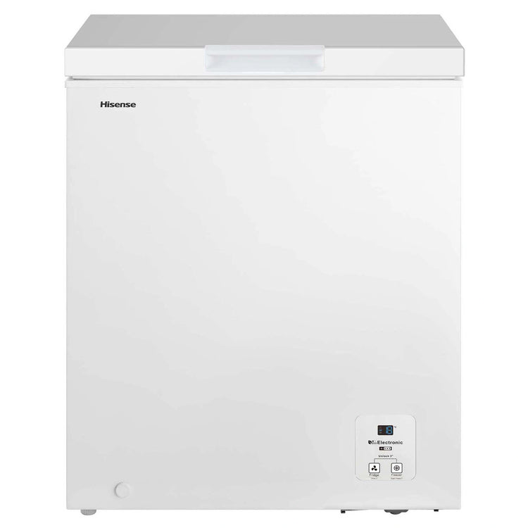 Hisense 200L White Hybrid Chest Freezer HRCF201, Front View