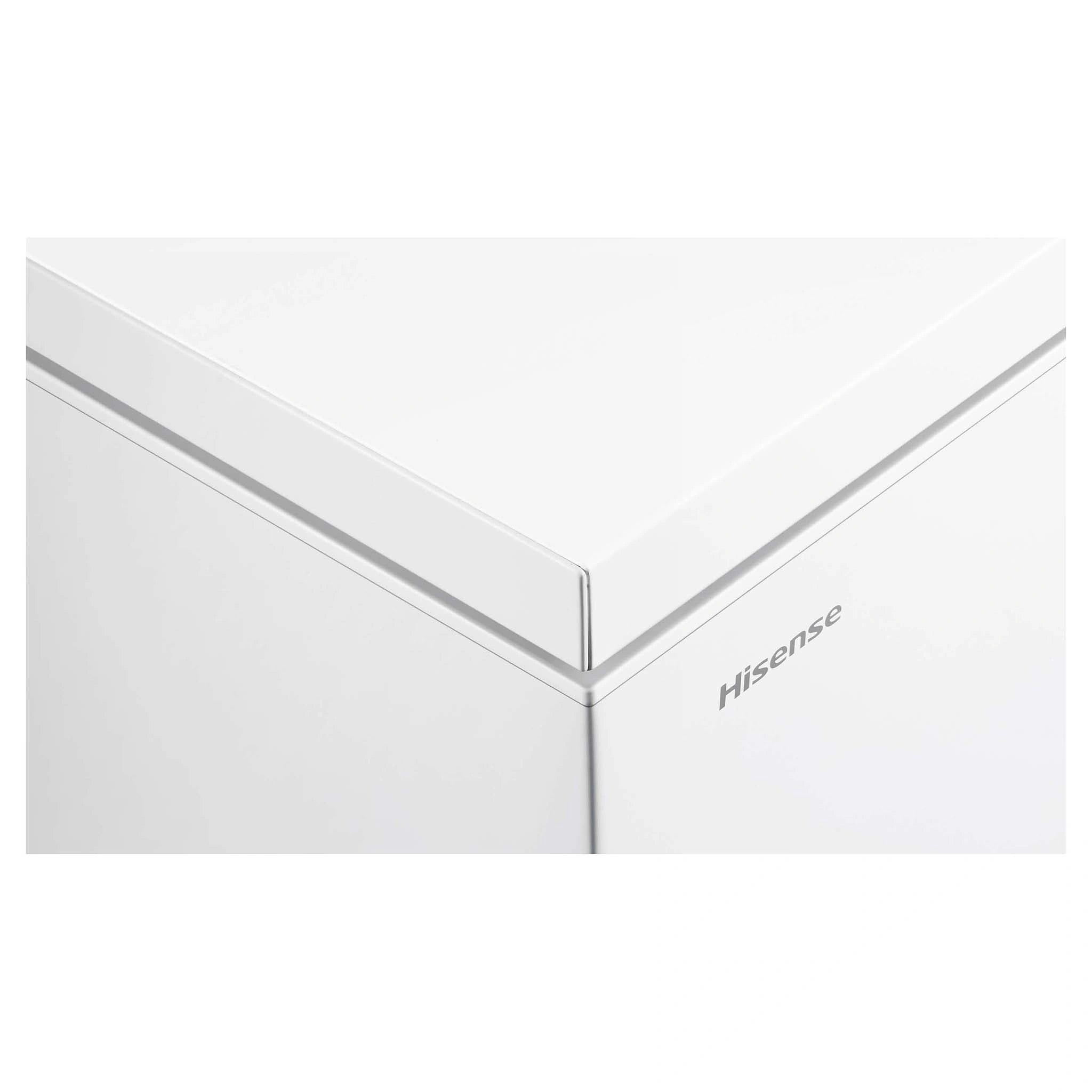 Hisense 300L White Hybrid Chest Freezer HRCF301, Angle View