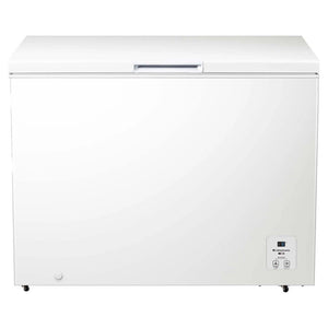Hisense 300L White Hybrid Chest Freezer HRCF301, Front View