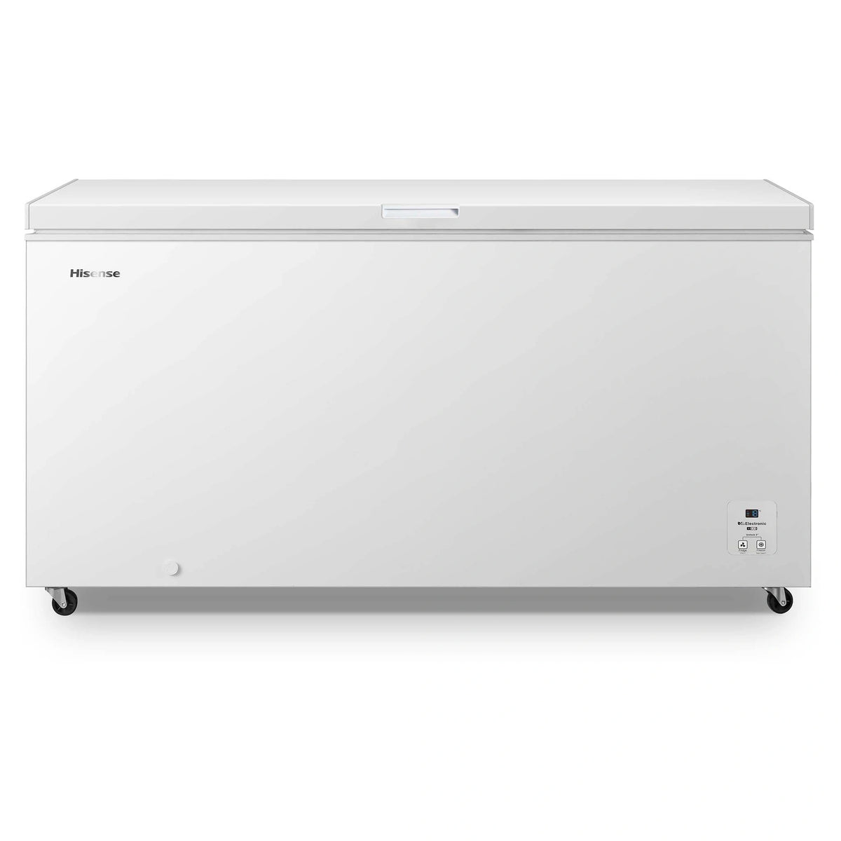 Hisense 500L White Hybrid Chest Freezer HRCF501, Front Close Door View