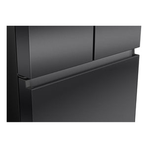 Hisense 634L Dark Steel PureFlat French Door Fridge HRFD634BW, Close-Up View