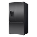 Hisense 634L Dark Steel PureFlat French Door Fridge HRFD634BW, Left Side View