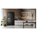 Hisense HRSBS632BW 632L PureFlat Side By Side Black Stainless Steel