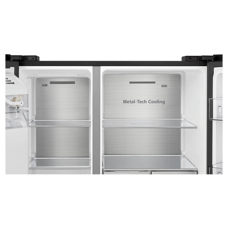 Hisense HRSBS632BW 632L PureFlat Side By Side Black Stainless Steel
