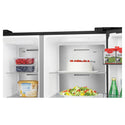 Hisense HRSBS632BW 632L PureFlat Side By Side Black Stainless Steel