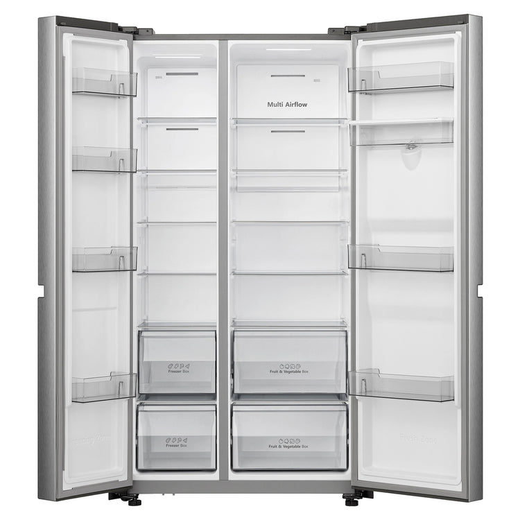 Hisense HRSBS649SW 649L PureFlat Side By Side Refrigerator
