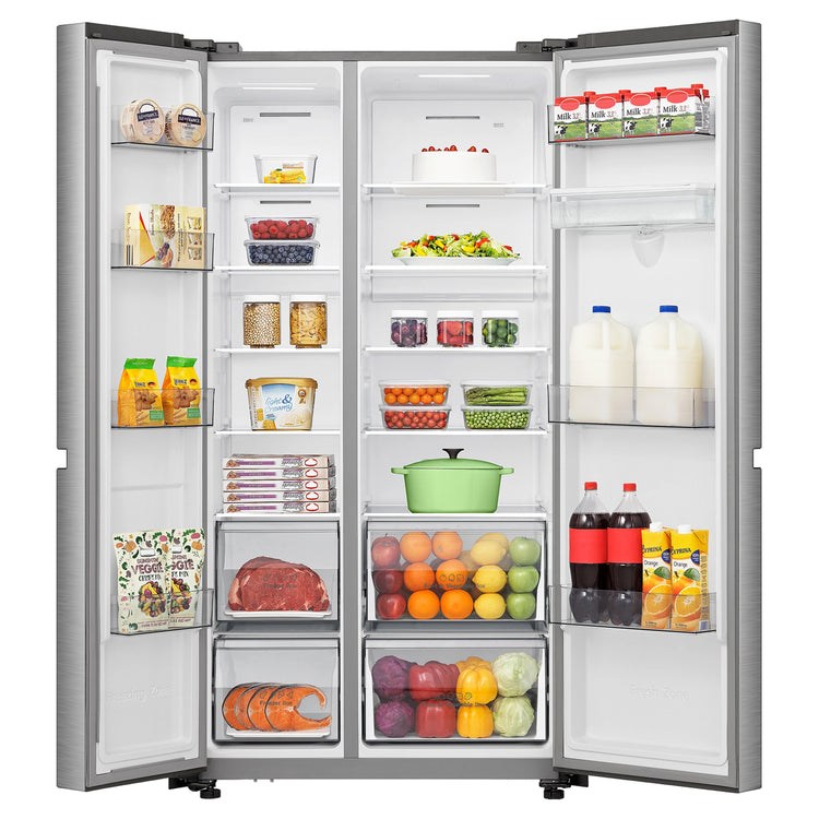 Hisense HRSBS649SW 649L PureFlat Side By Side Refrigerator