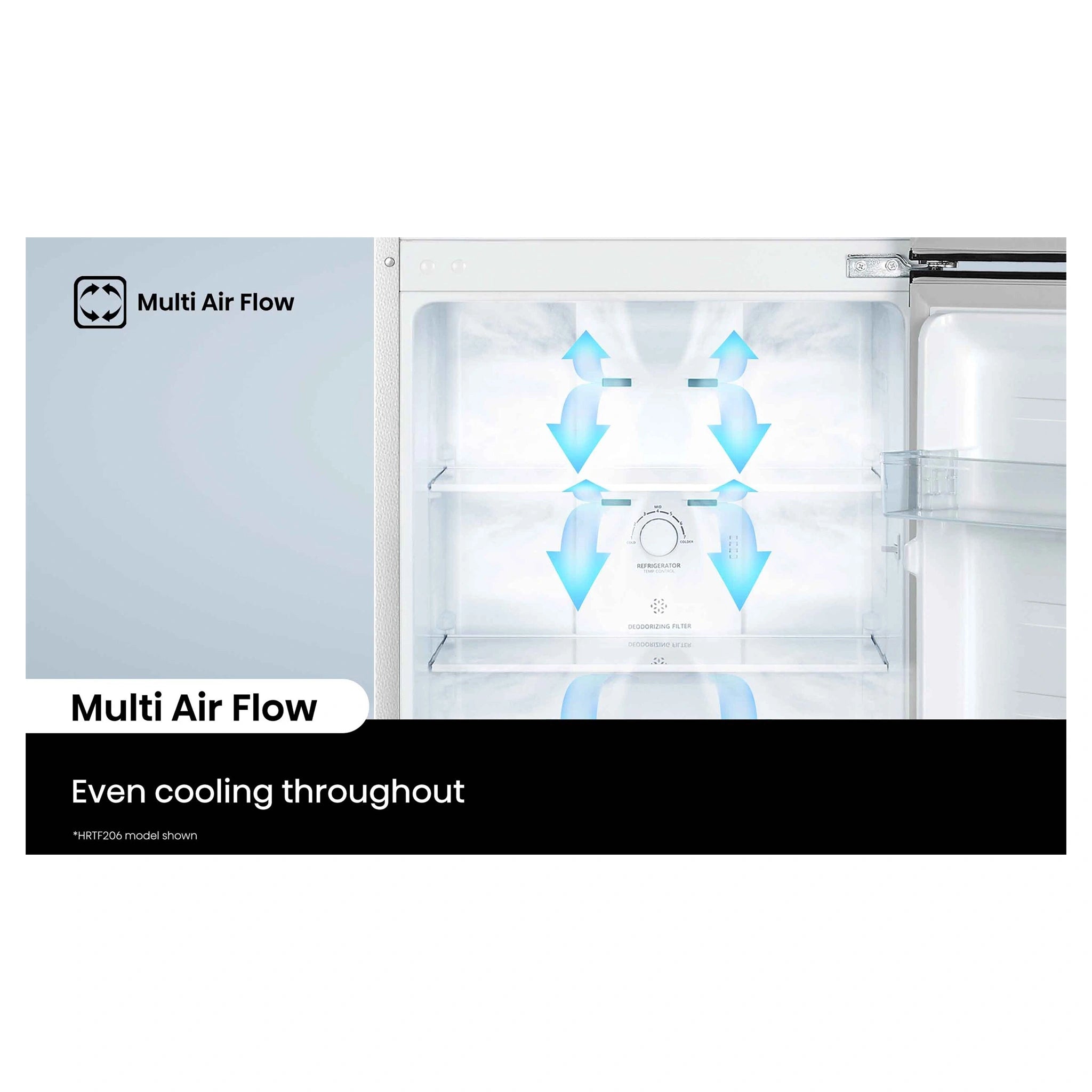 Hisense HRTF206 205L White Top Mount Fridge