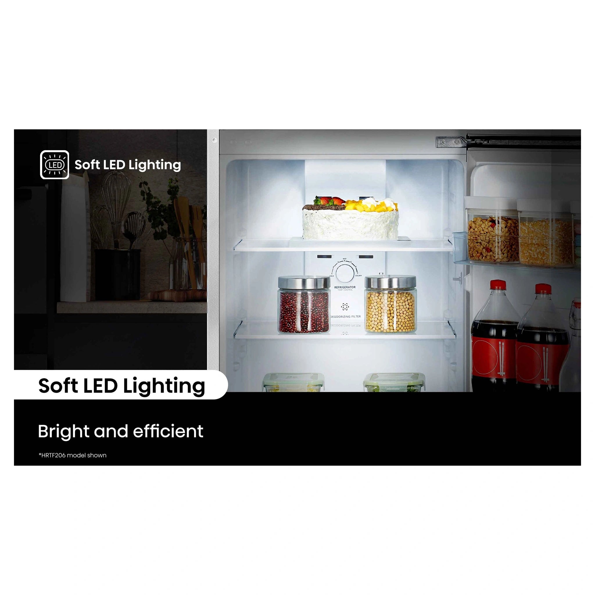 Hisense 205L White Top Mount Fridge HRTF206, Feature 3