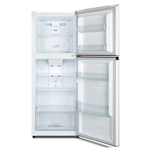 Hisense 205L White Top Mount Fridge HRTF206, Front View With Door Open