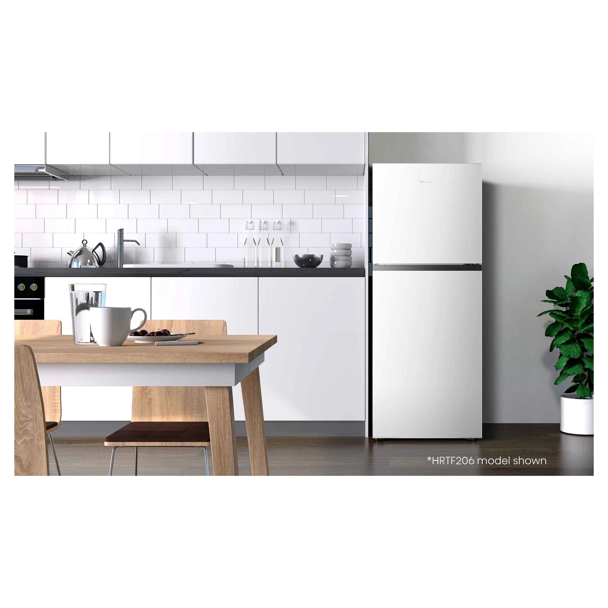 Hisense HRTF206 205L White Top Mount Fridge