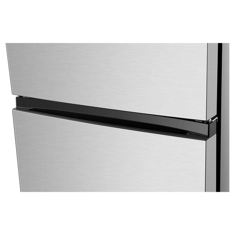 Hisense 326L Top Mount Fridge Silver HRTF325S, Angle View