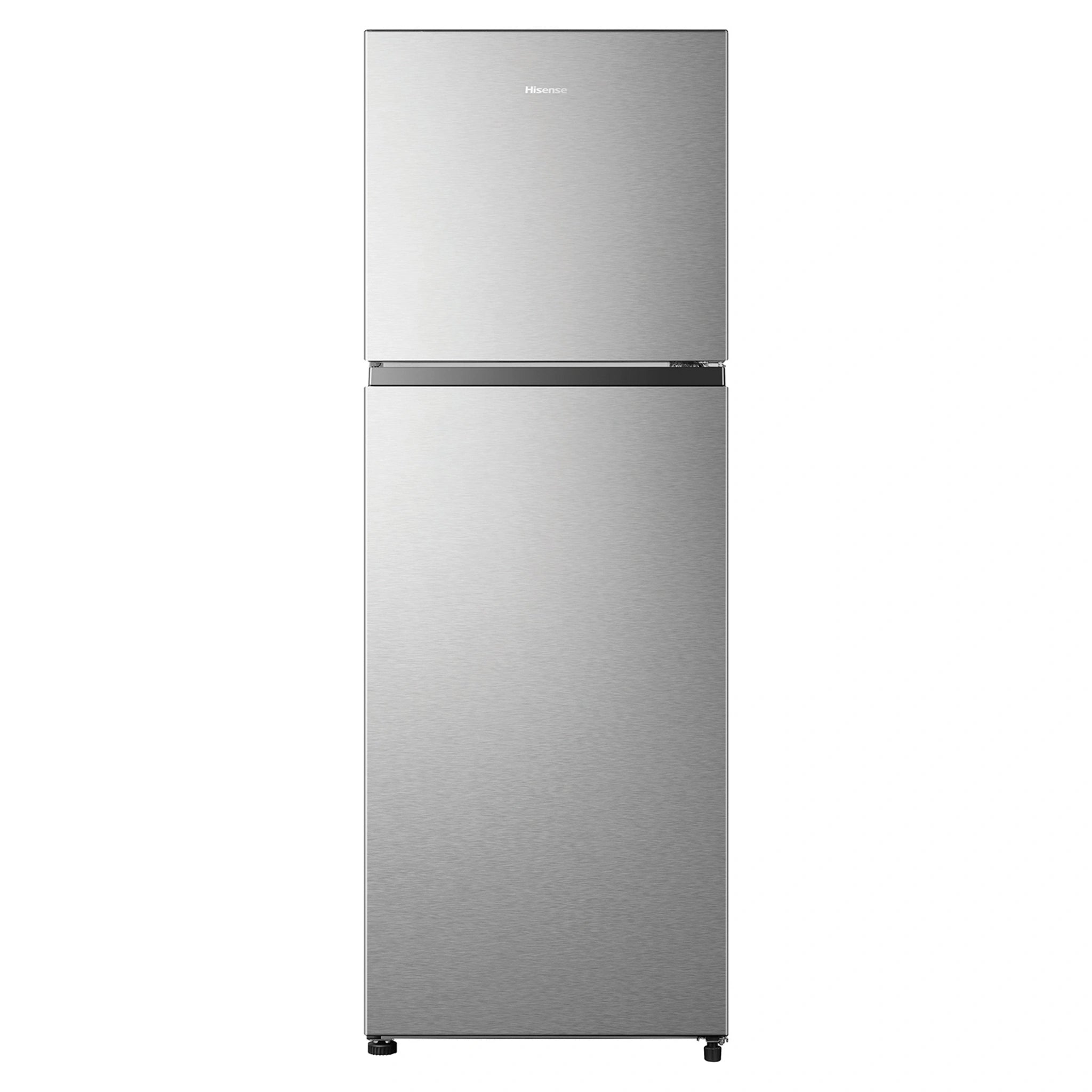 Hisense 326L Top Mount Fridge Silver HRTF325S, Front View
