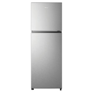 Hisense 326L Top Mount Fridge Silver HRTF325S, Front View