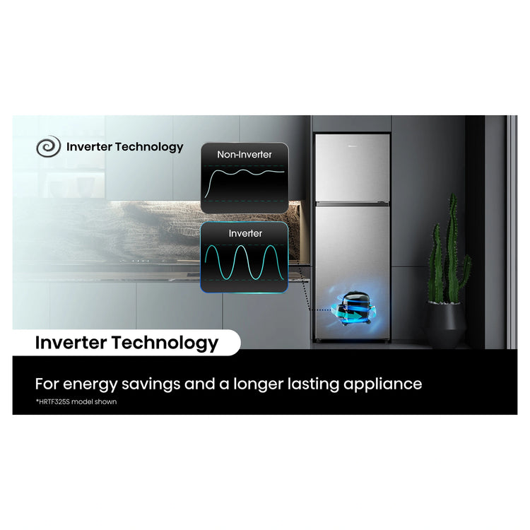 Hisense 326 Litre White Top Mount Fridge 4.5 Star Energy HRTF325, Feature 3