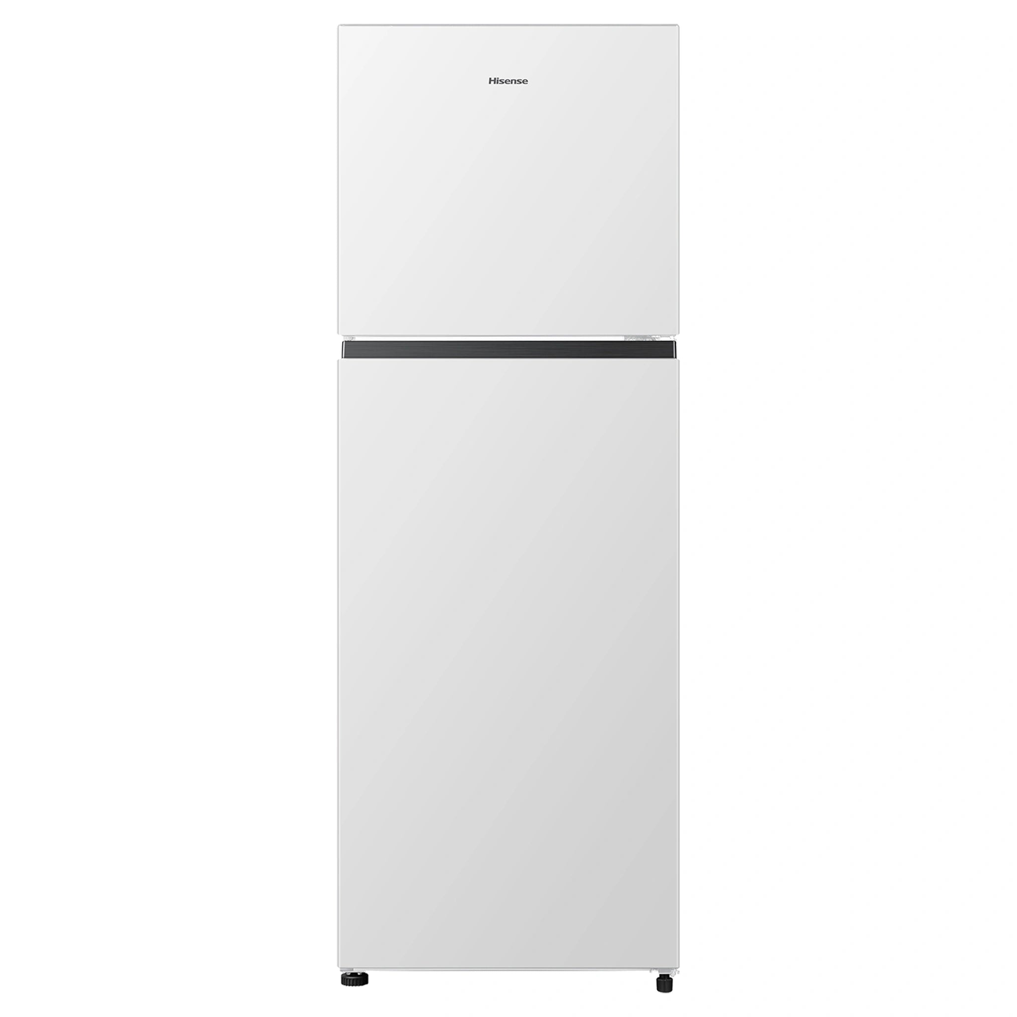 Hisense 326 Litre White Top Mount Fridge 4.5 Star Energy HRTF325, Front View