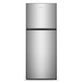Hisense 424L Top Mount Fridge Silver HRTF424S, Front View