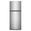 Hisense 424L Top Mount Fridge Silver HRTF424S, Front View