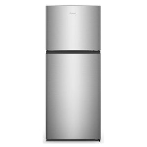 Hisense 424L Top Mount Fridge Silver HRTF424S, Front View