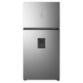 Hisense 496L Top Mount Fridge Stainless Steel HRTF496SW, Front View