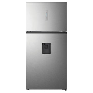 Hisense 496L Top Mount Fridge Stainless Steel HRTF496SW, Front View