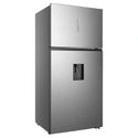 Hisense 496L Top Mount Fridge Stainless Steel HRTF496SW, Left Side View