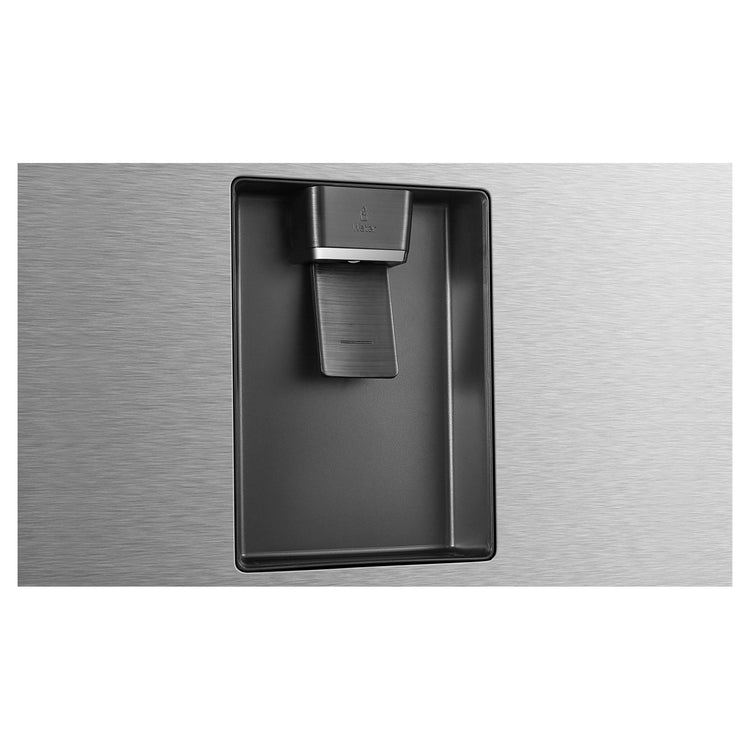 Hisense 496L Top Mount Fridge Stainless Steel HRTF496SW, Water Dispenser View